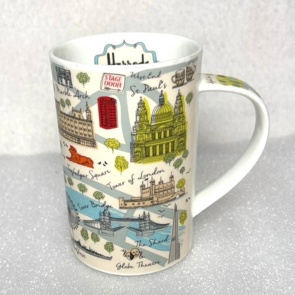 Harrods Knightsbridge City Map Mug 12oz Mug •••RARE!!!!